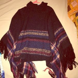 Fall Poncho Sweater